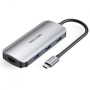Comprar Docking USB Tipo-C Vention TOFHB/ 1xHDMI/ 3xUSB/ 1xUSB Tipo-C/ 1xUSB Tipo-C PD/ Gris - Ganga Electrónica
