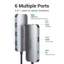 Comprar Docking USB Tipo-C Vention TOHHB/ 1xHDMI 4K/ 3xUSB/ 1xRJ45/ 1xUSB Tipo-C PD/ Gris - Ganga Electrónica