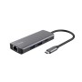 Comprar Docking USB Tipo-C Trust Dalyx/ 2xUSB/ 2xUSB Tipo-C/ 1xHDMI 4K/ 1xRJ45/ Gris - Ganga Electrónica