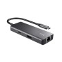 Comprar Docking USB Tipo-C Trust Dalyx/ 2xUSB/ 2xUSB Tipo-C/ 1xHDMI 4K/ 1xRJ45/ Gris - Ganga Electrónica