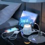 Comprar Regleta con Interruptor y Luz Nocturna Aisens ASPS-3A1CL01-W/ 4 Tomas de Corriente/ 1 USB Tipo-C/ 3 USB/ Cable 1.8m/ Bla