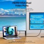 Comprar Docking USB Tipo-C Vention THTHC/ 1xHDMI/ 1xVGA/ 3xUSB/ 1xUSB Tipo-C/ 1xUSB Tipo-C PD/ 1xRJ45/ 1xLector Tarjetas SD y - 