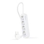 Comprar Regleta Nanocable 10.37.0004-NS/ 4 Tomas de Corriente/ Cable 1.4m/ Blanca - Ganga Electrónica