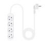 Comprar Regleta Nanocable 10.37.0004-NS/ 4 Tomas de Corriente/ Cable 1.4m/ Blanca - Ganga Electrónica