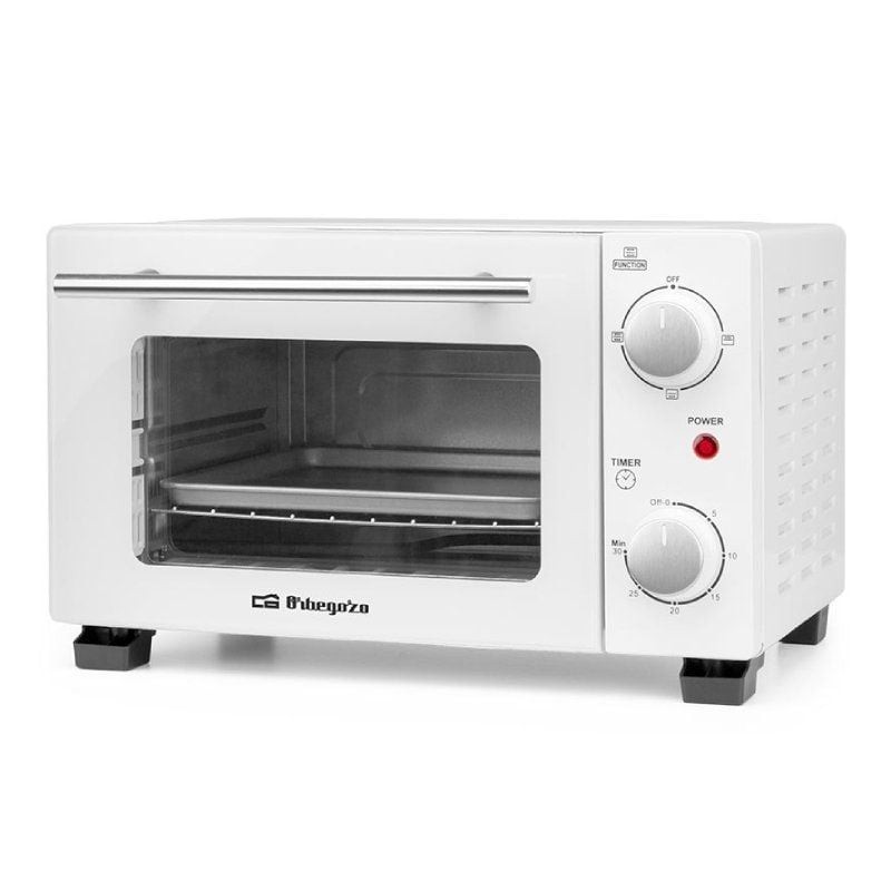 Comprar Horno de Sobremesa Orbegozo HO 975/ 800W/ Capacidad 10L/ Blanco - Ganga Electrónica