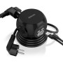 Comprar Regleta con Interruptor Aisens ASPS-2A2C05-BK/ 3 Tomas de Corriente/ 2 USB Tipo-C/ 2 USB/ Cable 1.4m/ Negro - Ganga Elec