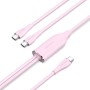 Comprar Cable USB Tipo-C Vention CTMPG/ USB Tipo-C Macho - 2 x USB Tipo-C Macho/ Hasta 100W/ 480Mbps/ 1.5m/ Rosa - Ganga Electró