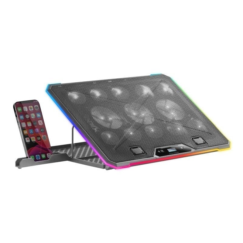 Comprar Soporte Refrigerante Mars Gaming MNBC13 para Portátiles hasta 17'/ Iluminación LED - Ganga Electrónica
