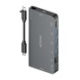 Comprar Docking USB Tipo-C Aisens ASUC-8P015-GR/ 1xHDMI 4K/ 3xUSB/ 1xRJ45/ 1xLector Tarjetas / 1xUSB Tipo-C/ Gris - Ganga Electr