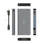 Comprar Docking USB Tipo-C Aisens ASUC-8P015-GR/ 1xHDMI 4K/ 3xUSB/ 1xRJ45/ 1xLector Tarjetas / 1xUSB Tipo-C/ Gris - Ganga Electr