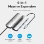 Comprar Docking USB Tipo-C Vention TQDHB/ 1xHDMI 4K/ 3xUSB/ 1xUSB Tipo-C PD/ Gris - Ganga Electrónica