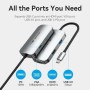 Comprar Docking USB Tipo-C Vention TQAHB/ 1xHDMI/ 1xUSB/ 1xVGA/ 1xUSB Tipo-C PD/ Gris - Ganga Electrónica