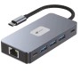 Comprar Docking USB Tipo-C Leotec LEDS02/ 3xUSB/ 1xUSB Tipo-C/ 1xUSB Tipo-C PD/ 2xHDMI 4K/ 1xRJ45/ 1xLector Tarjetas SD y MicroS