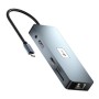Comprar Docking USB Tipo-C Leotec LEDS03/ 3xUSB/ 1xUSB Tipo-C PD/ 1xHDMI 4K/ 1xDisplayPort/ 1xVGA/ 1xAudio/ 1xRJ45/ 1xLector - G