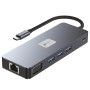 Comprar Docking USB Tipo-C Leotec LEDS03/ 3xUSB/ 1xUSB Tipo-C PD/ 1xHDMI 4K/ 1xDisplayPort/ 1xVGA/ 1xAudio/ 1xRJ45/ 1xLector - G