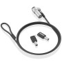 Comprar Cable de Seguridad Tipo NANO para Portátiles Aisens ASLK-D45K06-BK/ 1.5m - Ganga Electrónica