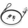 Comprar Cable de Seguridad Tipo NANO para Portátiles Aisens ASLK-D45K06-BK/ 1.5m - Ganga Electrónica