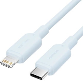 Comprar Cable USB 2.0 Tipo-C Lightning Vention LAKSH/ USB Tipo-C Macho - Lightning Macho/ Hasta 27W/ 480Mbps/ 2m/ Azul - Ganga E