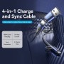 Comprar Cable USB 2.0 Tipo-C Vention CTLLF/ USB Tipo-C Macho - USB Macho/ MicroUSB Macho - USB Tipo-C Macho/ Hasta 100W/ 480Mbps