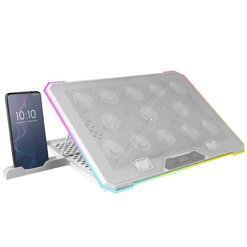 Comprar Soporte Refrigerante Mars Gaming MNBC13 para Portátiles hasta 17'/ Iluminación LED - Ganga Electrónica