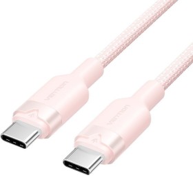 Comprar Cable USB 2.0 Tipo-C 3A Vention TRDPF/ USB Tipo-C Macho - USB Tipo-C Macho/ Hasta 60W/ 480Mbps/ 1m/ Rosa - Ganga Electró