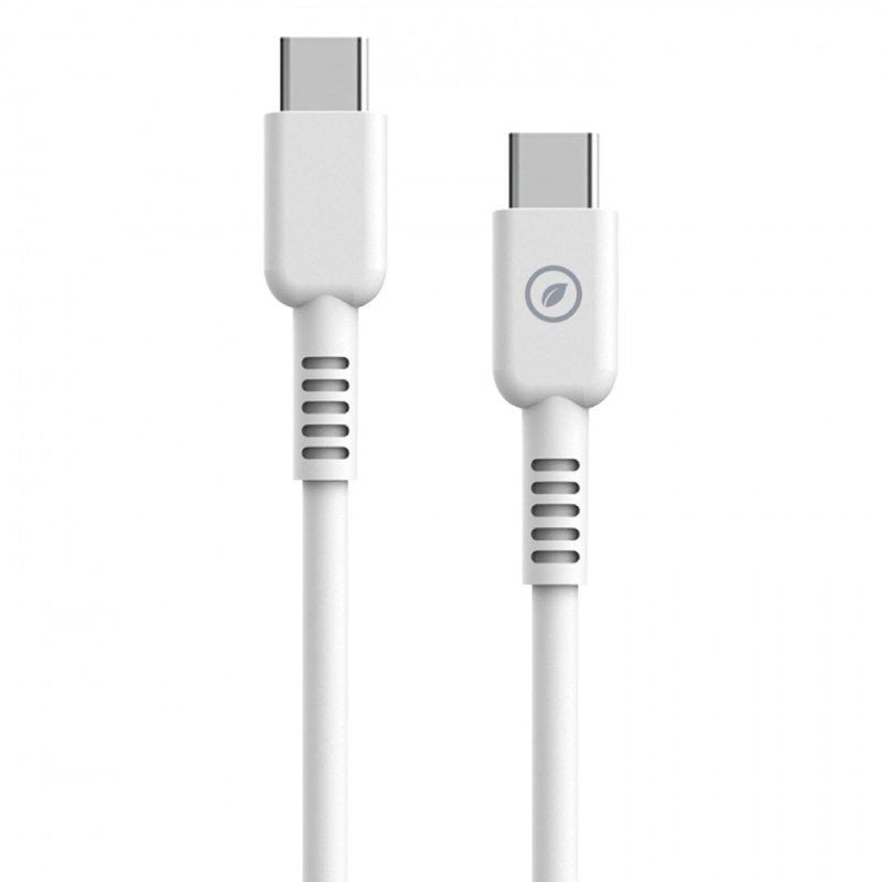 Comprar Cable USB 2.0 Tipo-C Muvit For Change MCUSC0008/ USB Tipo-C Macho - USB Tipo-C/ Hasta 60W/ 480Mbps/ 1.2m/ Blanco - Ganga