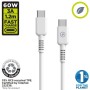 Comprar Cable USB 2.0 Tipo-C Muvit For Change MCUSC0008/ USB Tipo-C Macho - USB Tipo-C/ Hasta 60W/ 480Mbps/ 1.2m/ Blanco - Ganga