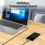 Comprar Cable USB 2.0 Tipo-C Vention TAEHG/ USB Tipo-C Macho - USB Tipo-C Macho/ Hasta 100W/ 480Mbps/ 1.5m/ Gris - Ganga Electró
