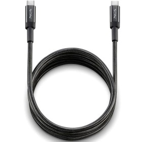 Comprar Cable USB 2.0 Tipo-C NGS KNOT/ USB Tipo-C Macho - USB Tipo-C Macho/ Hasta 65W/ 480Mbps/ 2m/ Negro - Ganga Electrónica