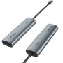 Comprar Docking USB Tipo-C Vention TGGHB/ 3xUSB/ 1xHDMI 4K/ 1xUSB Tipo-C PD/ Gris - Ganga Electrónica