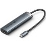 Comprar Docking USB Tipo-C Vention TGMHB/ 3xUSB/ 1xHDMI 4K/ 1xUSB Tipo-C PD/ Gris - Ganga Electrónica