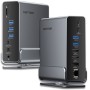 Comprar Docking USB Tipo-C Vention TPUH0/ 2xHDMI 4K/ 1xDisplayPort/ 3xUSB Tipo-C/ 5xUSB/ 1xRJ45/ 1xLector de Tarjetas/ 1xJack 3.