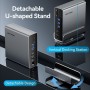 Comprar Docking USB Tipo-C Vention TPUH0/ 2xHDMI 4K/ 1xDisplayPort/ 3xUSB Tipo-C/ 5xUSB/ 1xRJ45/ 1xLector de Tarjetas/ 1xJack 3.
