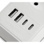 Comprar Regleta con Interruptor Orbegozo EN 3100/ 3 Tomas de Corriente/ 2 USB/ 2 USB Tipo-C/ Cable 1.4m/ Blanca - Ganga Electrón