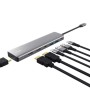 Comprar Docking USB Tipo-C Trust Dalyx/ 2xUSB/ 2xHDMI 4K/ 1xDisplayPort/ 1xUSB Tipo-C PD/ Gris - Ganga Electrónica