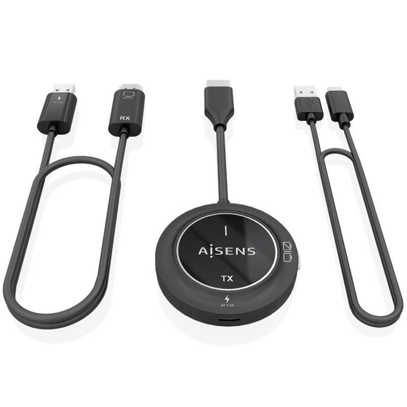 Comprar Adaptador/Transmisor de vídeo inalámbrico HDMI Aisens ASWL-H2K30M002-BK - Ganga Electrónica