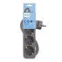 Comprar Regleta con Interruptor Philips CHP2134G/ 3 Tomas de corriente/ Cable 1.5m/ Gris - Ganga Electrónica