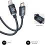 Comprar Cable USB 2.0 Tipo-C Subblim Optimus/ USB Tipo-C Macho - USB Tipo-C Macho/ Hasta 60W/ 480Mbps/ 1m/ Negro - Ganga Electró