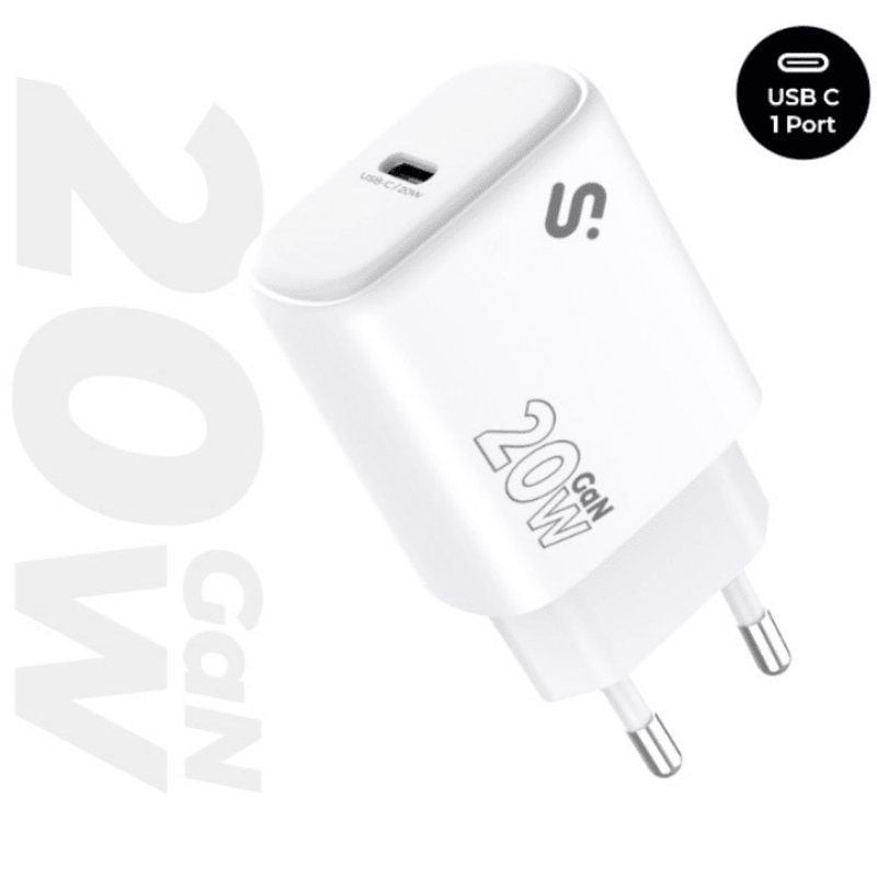 Comprar Cargador de Pared GaN Subblim 20W Charger USB C/ 1xUSB Tipo-C/ 20W - Ganga Electrónica