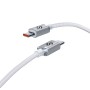 Comprar Cable USB 2.0 Tipo-C Subblim Optimus/ USB Tipo-C Macho - USB Tipo-C Macho/ Hasta 60W/ 480Mbps/ 1m/ Blanco - Ganga Electr