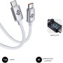 Comprar Cable USB 2.0 Tipo-C Subblim Optimus/ USB Tipo-C Macho - USB Tipo-C Macho/ Hasta 60W/ 480Mbps/ 1m/ Blanco - Ganga Electr
