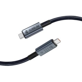 Comprar Cable USB 4.0 Tipo-C Subblim Cable High/ USB Tipo-C Macho - USB Tipo-C Macho/ Hasta 240W/ 40Gbps 1.5m/ Negro - Ganga Ele
