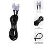 Comprar Cable USB 2.0 Tipo-C Subblim Plus/ USB Tipo-C Macho - USB Tipo-C Macho/ Hasta 100W/ 480Mbps/ 1m/ Negro - Ganga Electróni