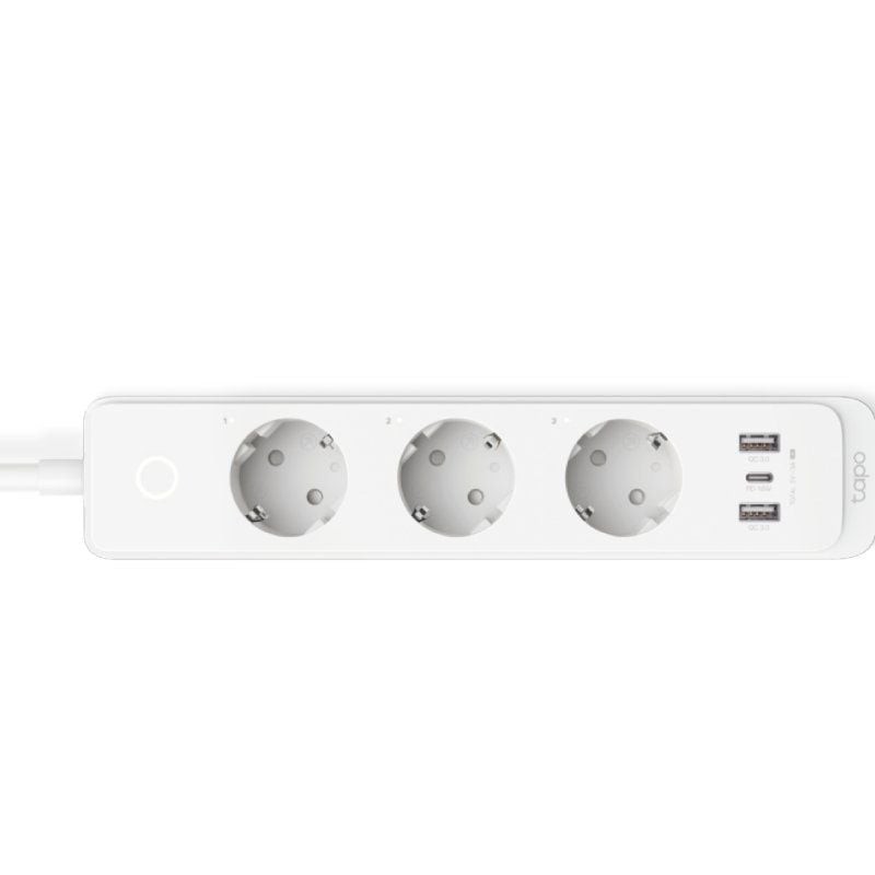 Comprar Regleta Inteligente Tp-Link Tapo P300/ 3 Tomas de corriente/ 2 USB Tipo-A/ 1 USB Tipo-C/ WiFi/ Blanca - Ganga Electrónic