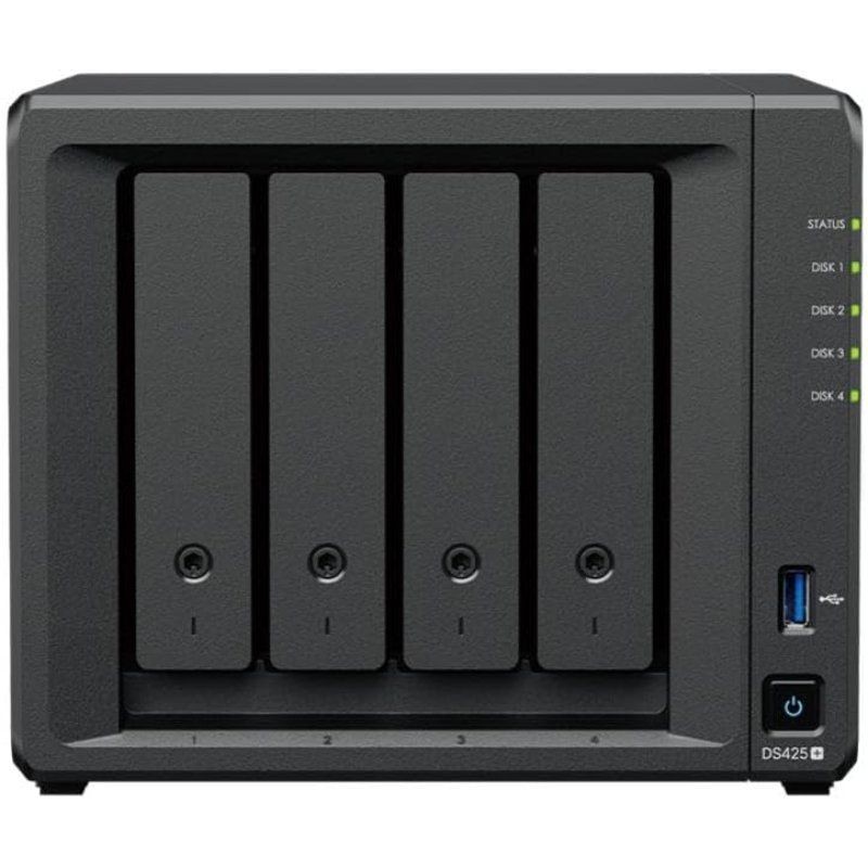 Comprar NAS Synology Diskstation DS425+/ 4 Bahías 3.5'- 2.5'/ 2GB DDR4/ Formato Torre - Ganga Electrónica