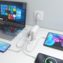 Comprar Cargador Sobremesa GaN Aisens ASCH-140W4P055-W/ 3xUSB Tipo-C/ 1xUSB/ 140W - Ganga Electrónica
