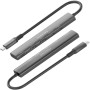 Comprar Docking USB Tipo-C Aisens ASUC-5P022-GR/ 1xHDMI 4K/ 2xUSB/ 1xUSB Tipo-C/ 1xUSB Tipo-C PD/ Gris - Ganga Electrónica