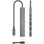 Comprar Docking USB Tipo-C Aisens ASUC-5P022-GR/ 1xHDMI 4K/ 2xUSB/ 1xUSB Tipo-C/ 1xUSB Tipo-C PD/ Gris - Ganga Electrónica