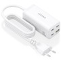 Comprar Cargador Sobremesa GaN Aisens ASCH-100W4P053-W/ 3xUSB Tipo-C/ 1xUSB/ 100W - Ganga Electrónica