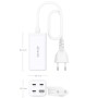 Comprar Cargador Sobremesa GaN Aisens ASCH-100W4P053-W/ 3xUSB Tipo-C/ 1xUSB/ 100W - Ganga Electrónica